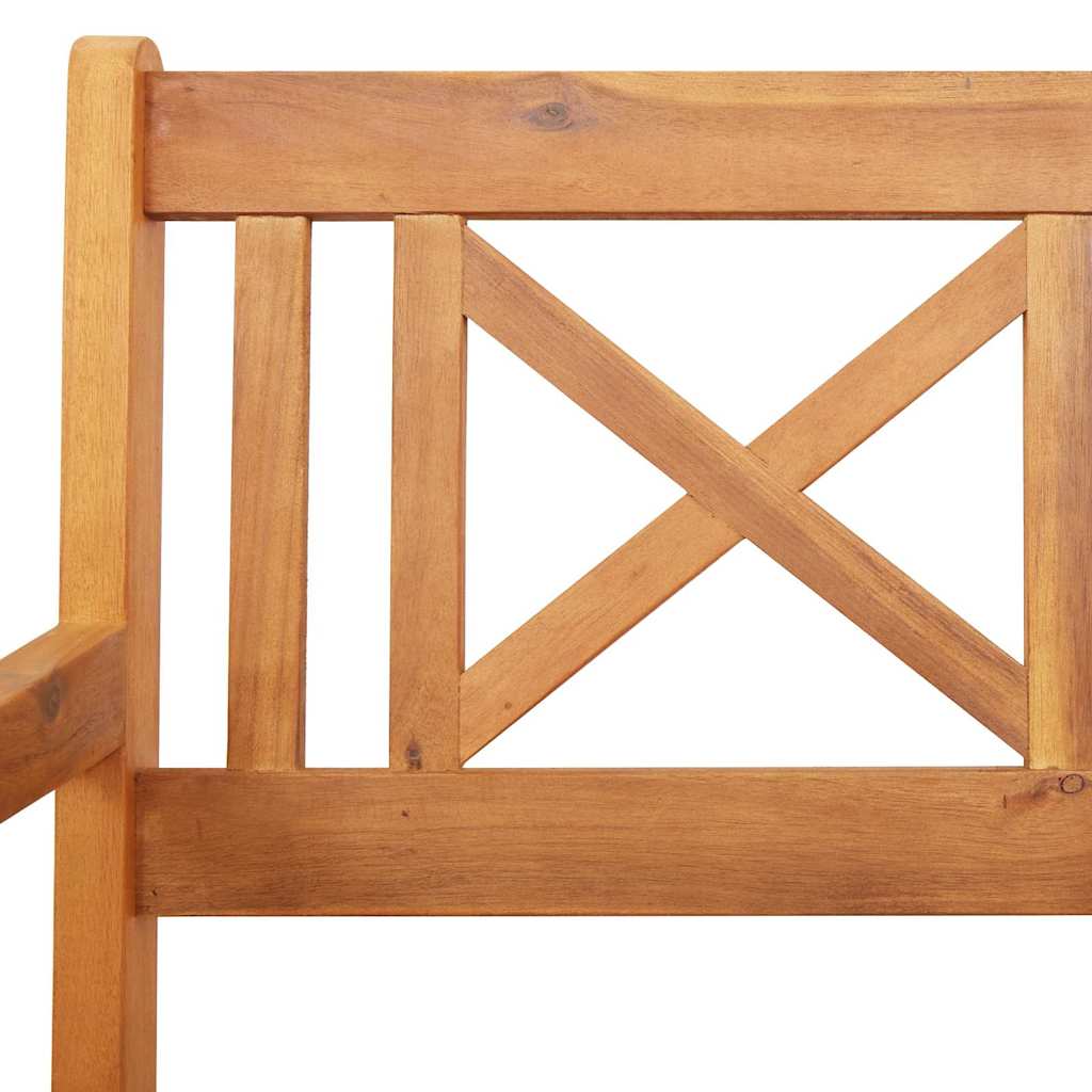 Garden Chair 2 pcs Brown 56 x 56 x 90cm Solid Acacia wood